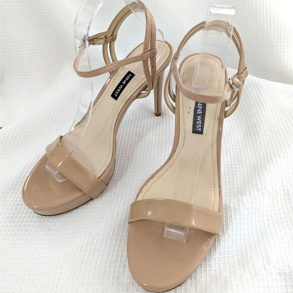Nine West Tan Heels - Picture 1 of 8